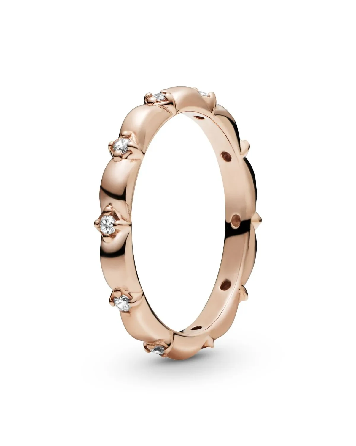 ROSE FLOWER PETALS BAND RING