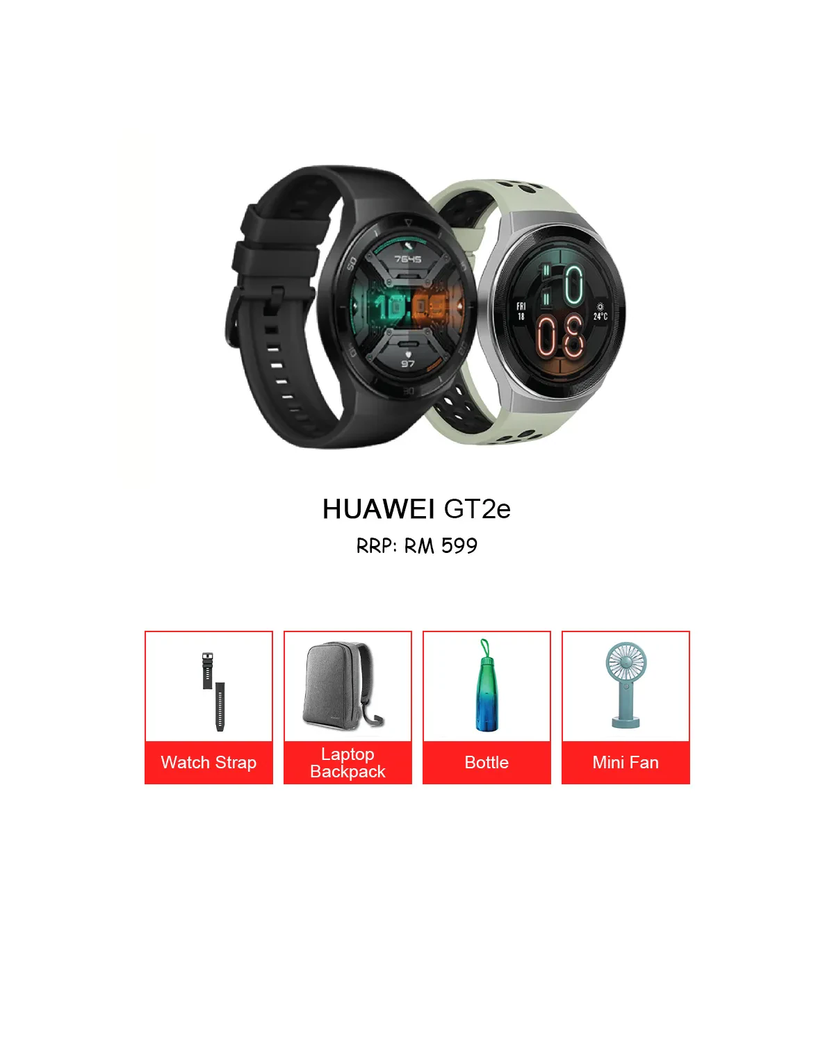 HUAWEI GT2E 46MM WATCH
