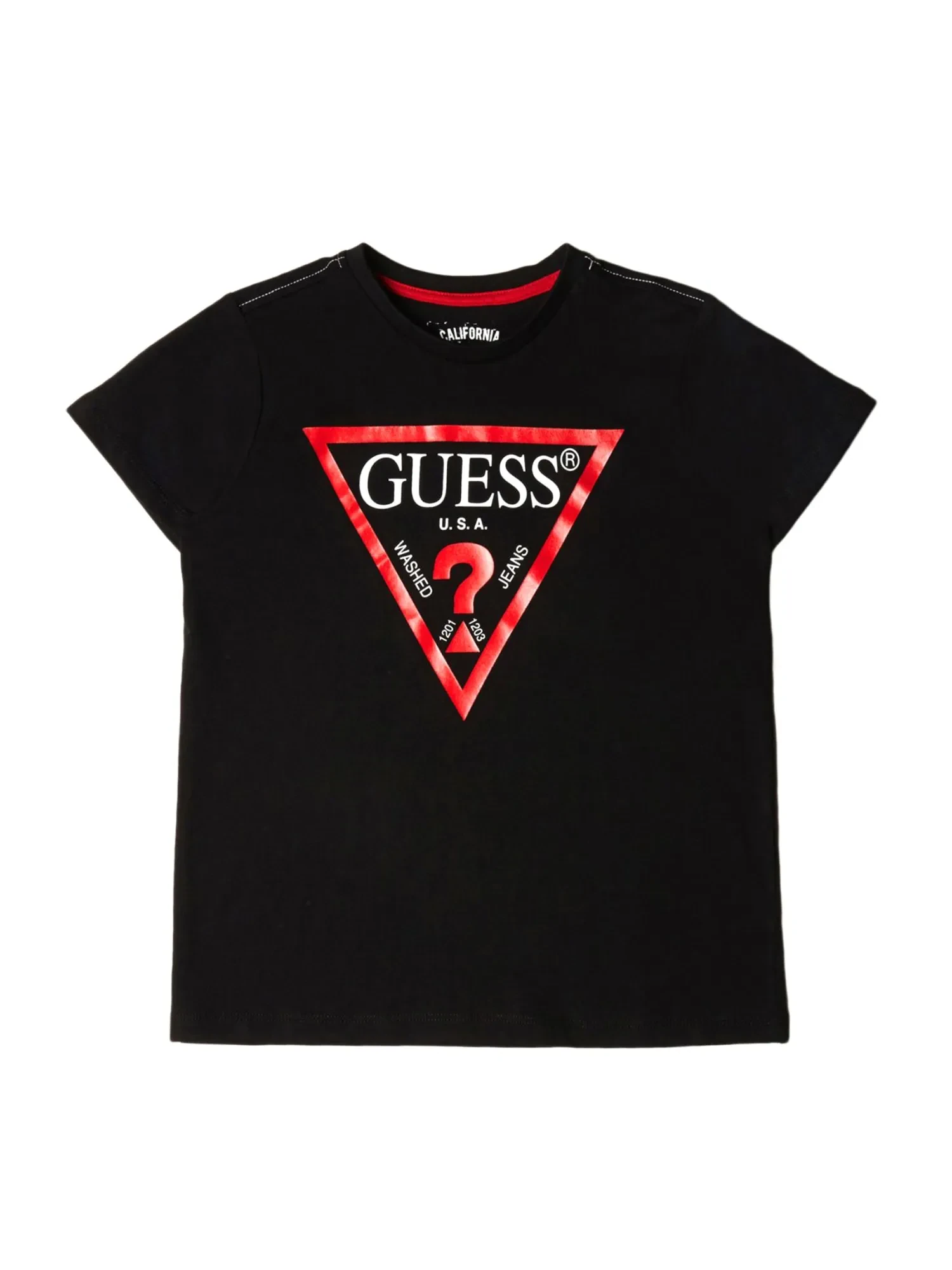 TRIANGLE LOGO T-SHIRT - JET BLACK