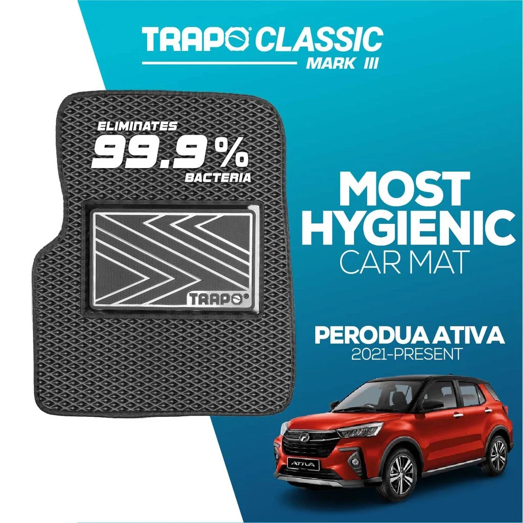 TRAPO CLASSIC CAR MAT PERODUA ATIVA (2021-PRESENT)