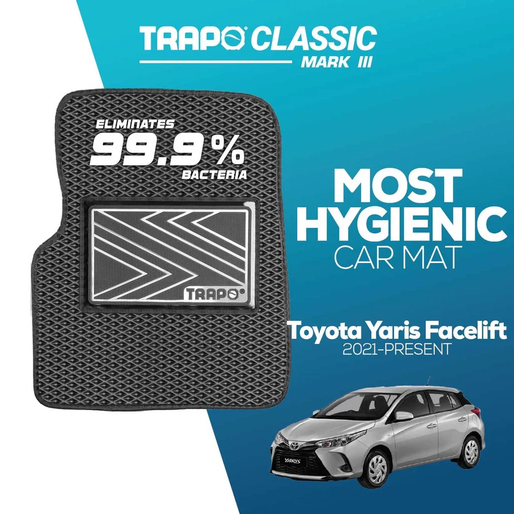 TRAPO CLASSIC CAR MAT TOYOTA YARIS FACELIFT (2021-PRESENT)