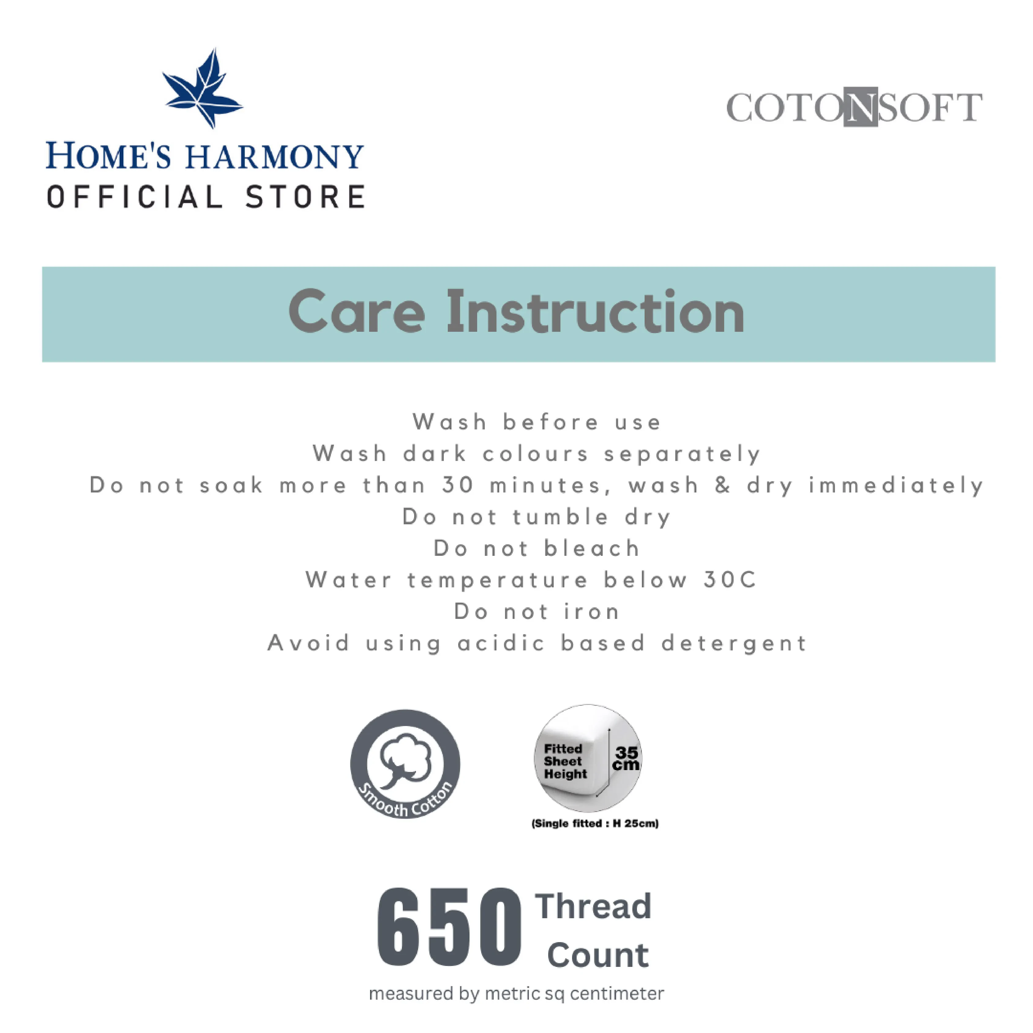 COTONSOFT DALLY FITTED SET PLAIN COLLECTION SUPER SINGLE