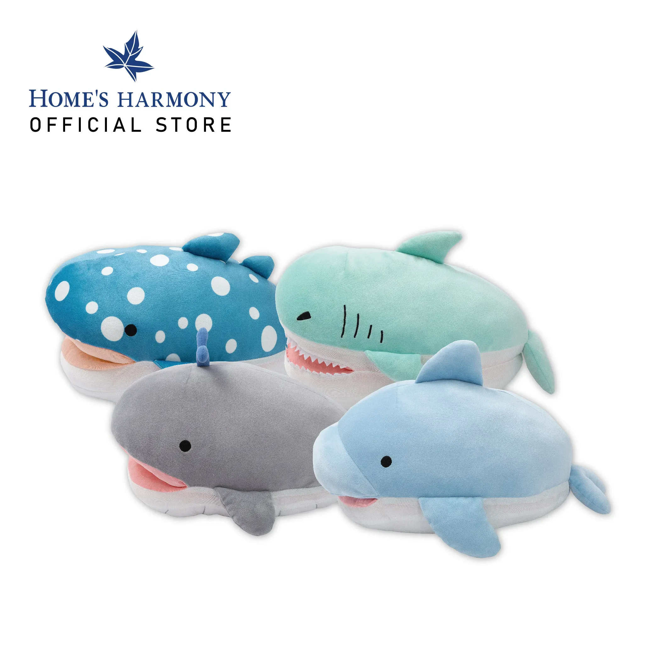 CS SAFARI GARDEN BIG FISH FLUFFY SHARK, WHALE, DOLPHIN