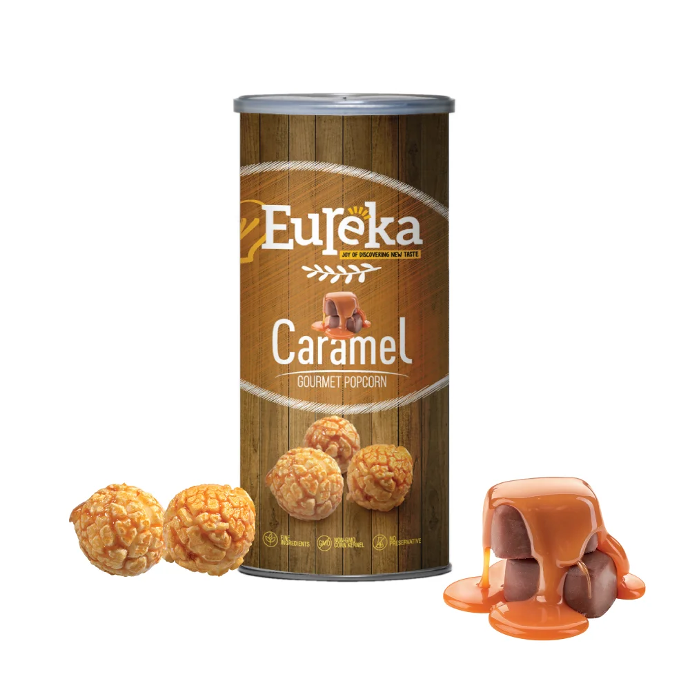 [SWEET] EUREKA CARAMEL POPCORN 70G CAN