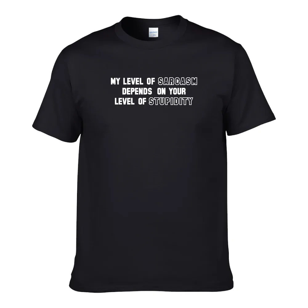 LEVEL OF SARCASM UNISEX T-SHIRT