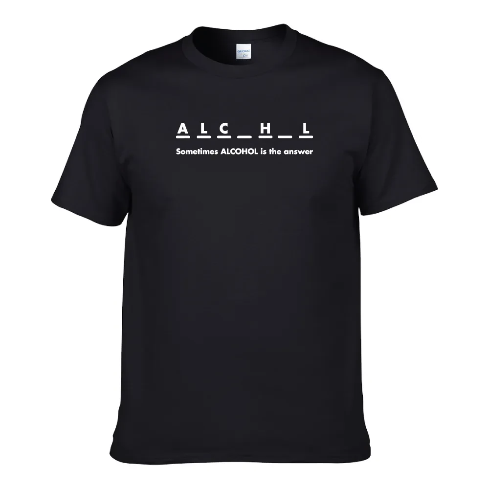 SOMETIMES ALCOHOL IS THE ANSWER UNISEX T-SHIRT