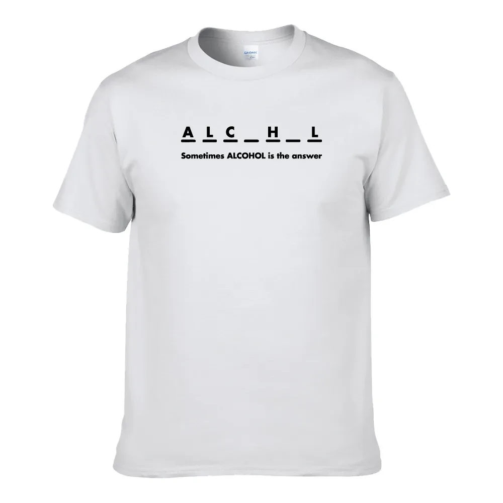 SOMETIMES ALCOHOL IS THE ANSWER UNISEX T-SHIRT