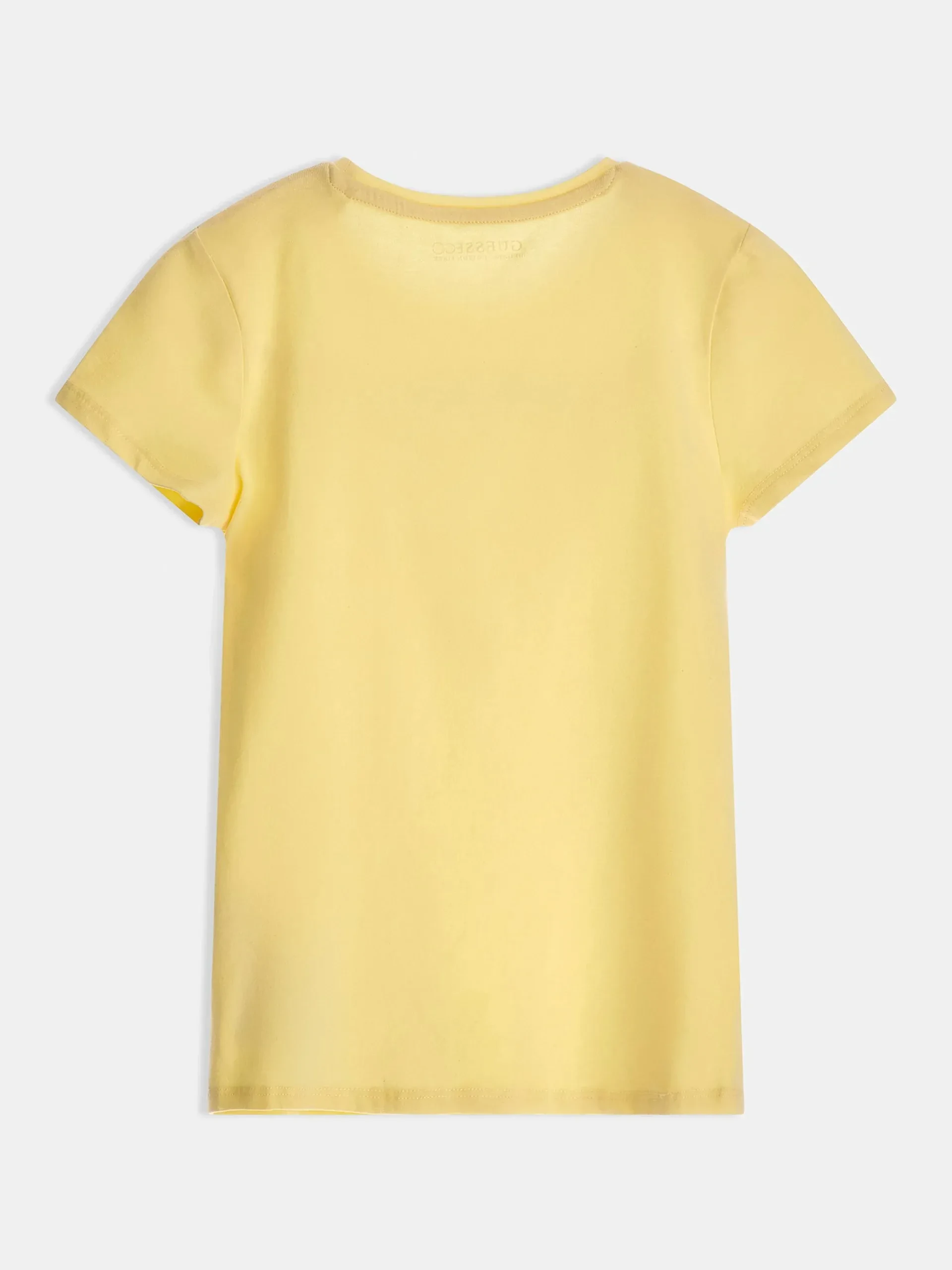 JUNIOR GIRL - FRONT LOGO T-SHIRT - CORNSILK