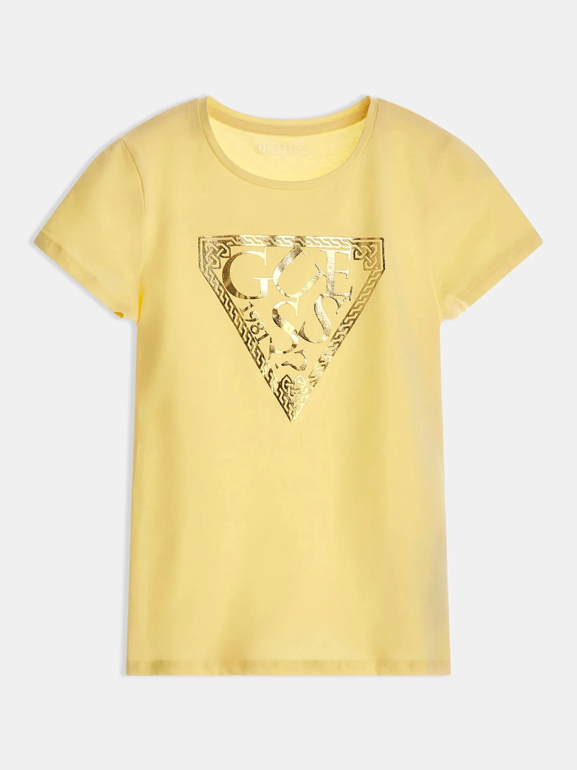 JUNIOR GIRL - FRONT LOGO T-SHIRT - CORNSILK