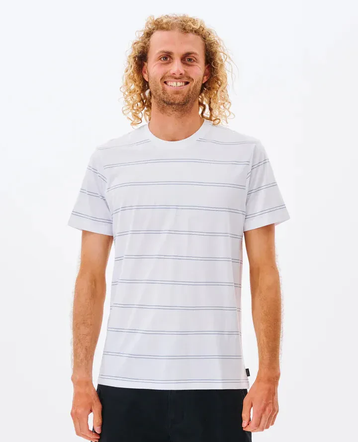RIP CURL MEN PLAIN STRIPE TEE 0BSMTE