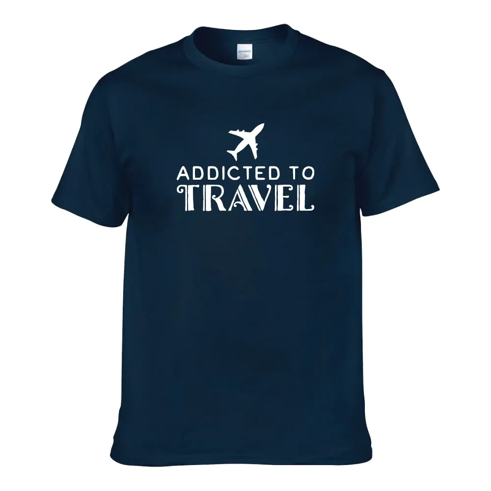 ADDICTED TO TRAVEL UNISEX T-SHIRT