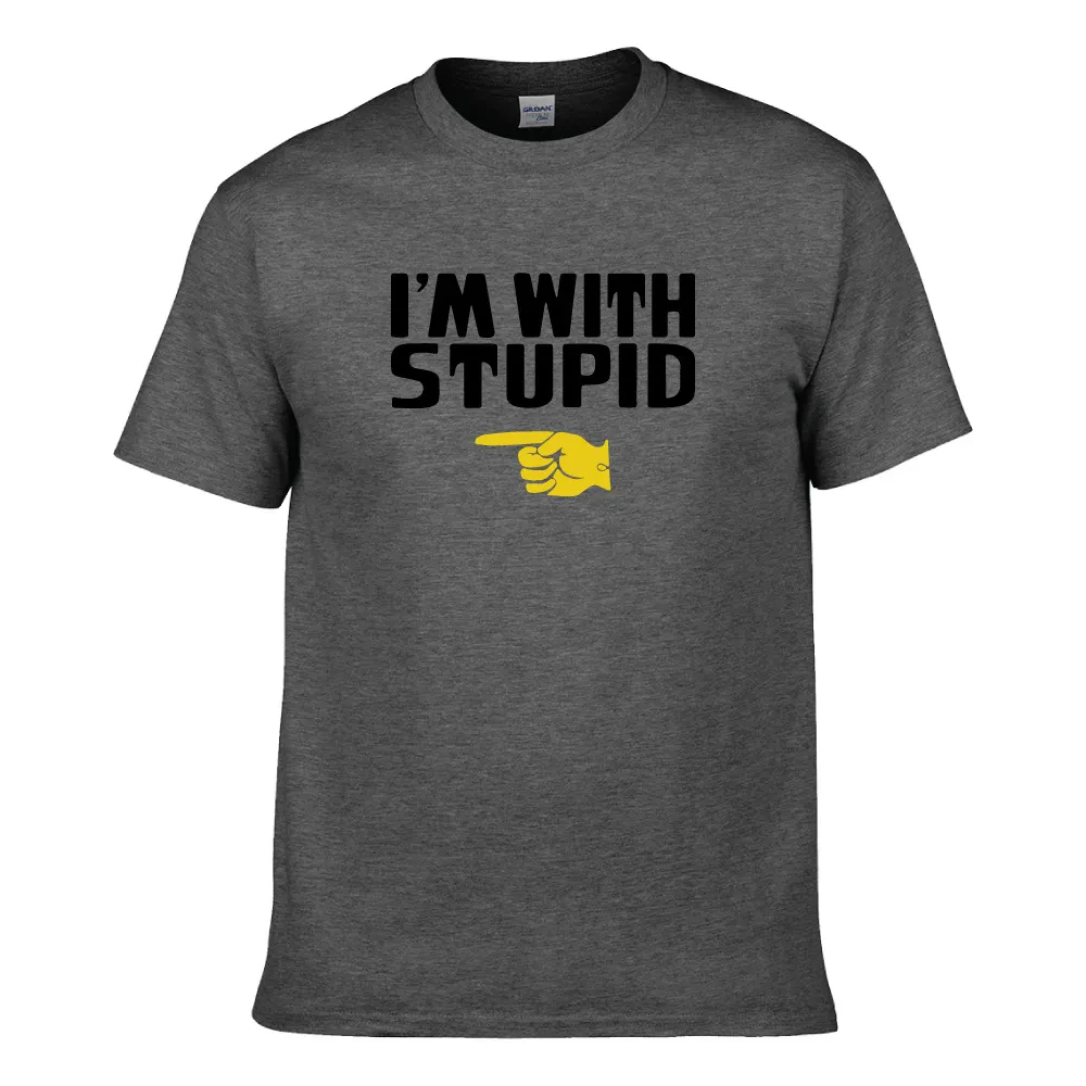 I'M WITH STUPID 2020 UNISEX T-SHIRT
