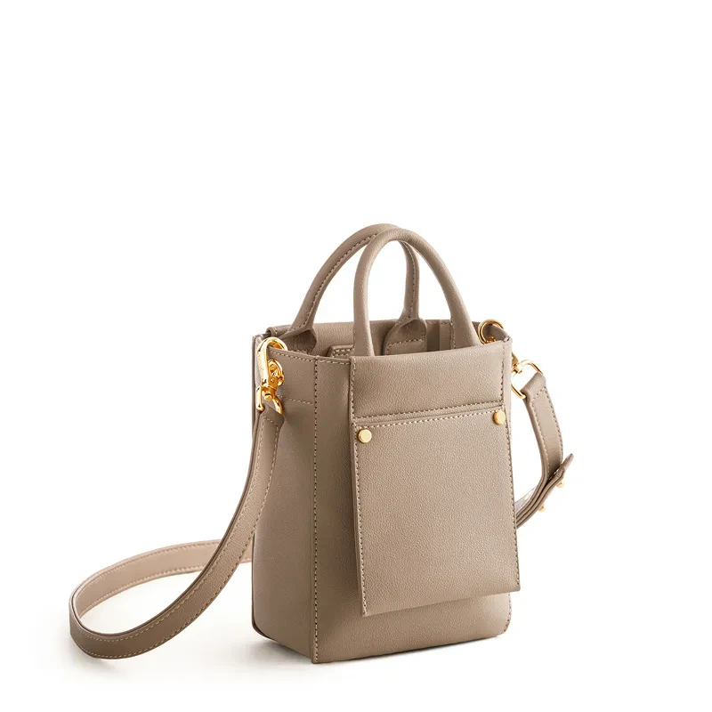 NICOLA MINI TOTE - LIGHT MOCHA