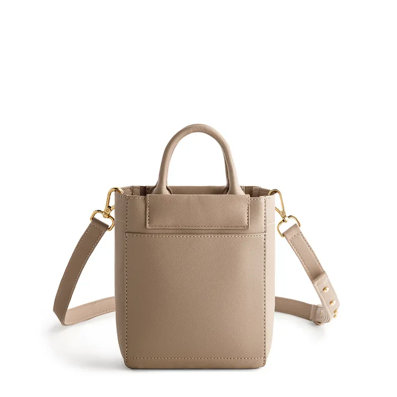 NICOLA MINI TOTE - LIGHT MOCHA