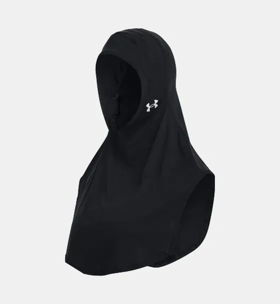 WOMEN'S UA EXTENDED SPORT HIJAB IN BLACK / SILVER