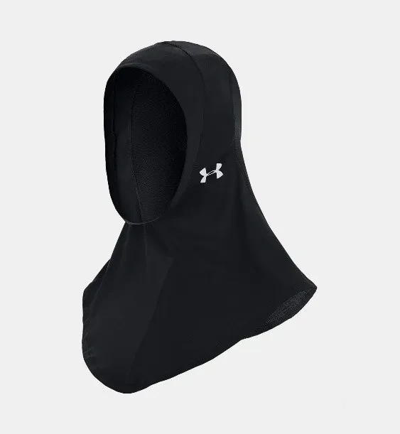 WOMEN'S UA SPORT HIJAB IN BLACK / SILVER