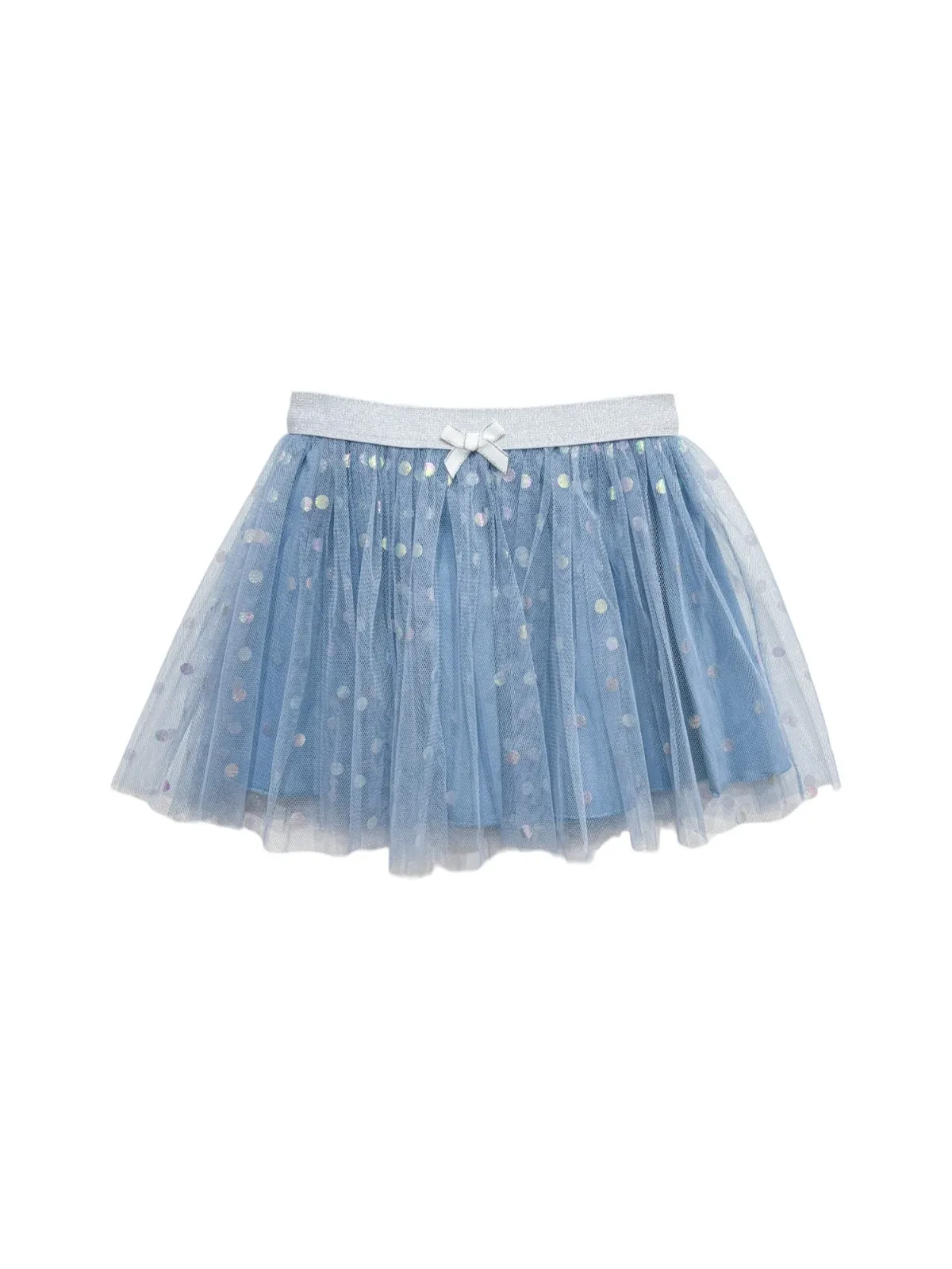 [6M- 3Y] JEANS BLUE POLKA TUTU SKIRT
