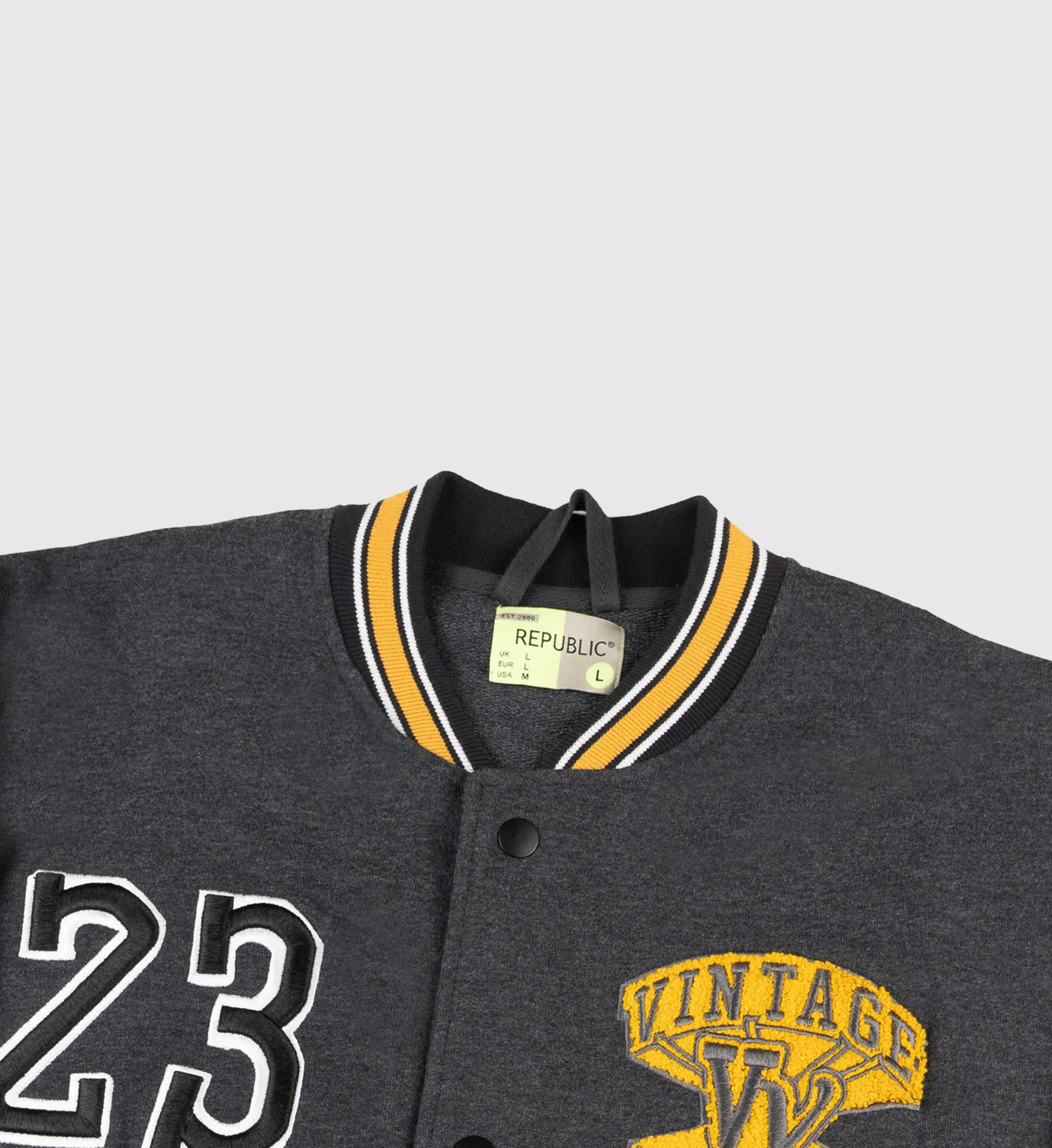 FOS x REPUBLIC MEN'S | BABY TERRY BASEBALL JACKET