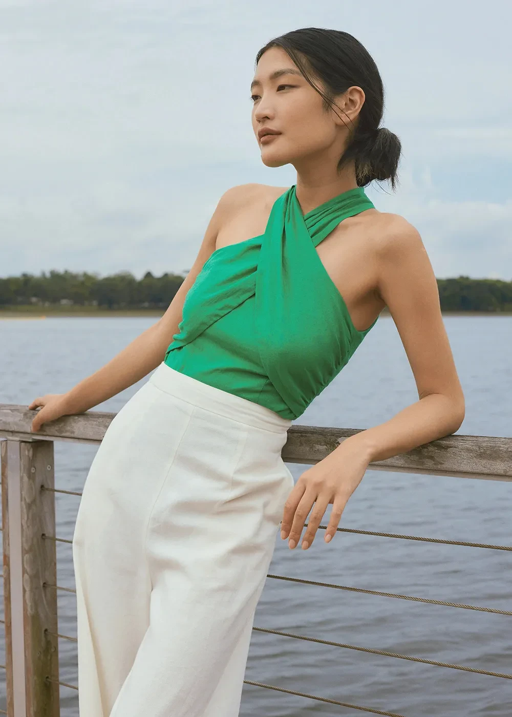 LANA HALTER NECK TOP