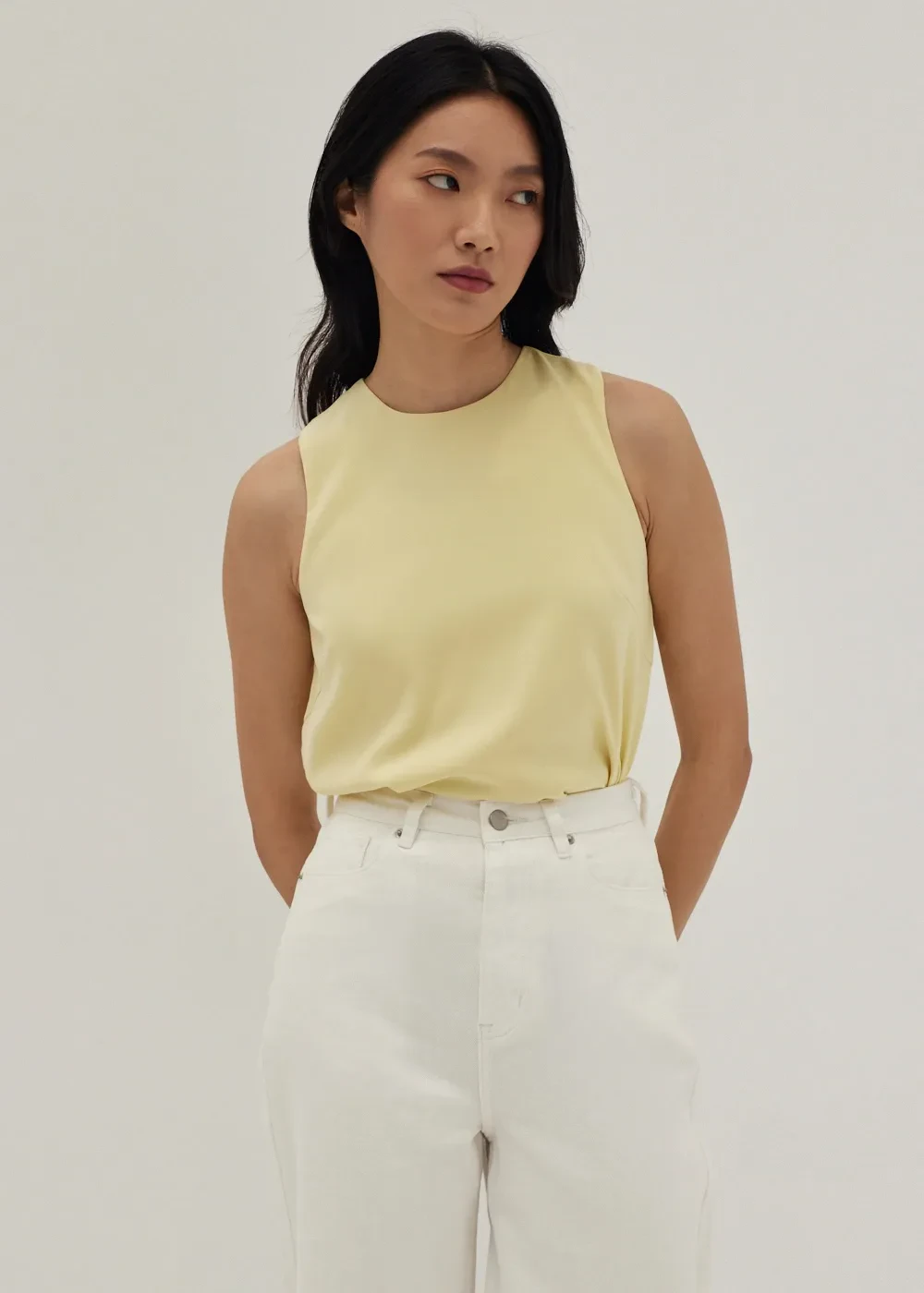 BERTIE CROSS BACK OVERLAY TOP