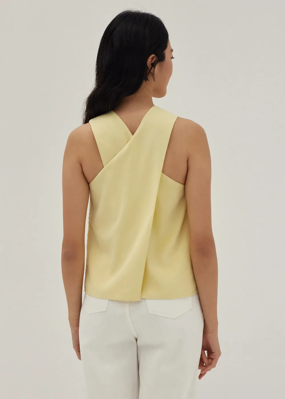 BERTIE CROSS BACK OVERLAY TOP