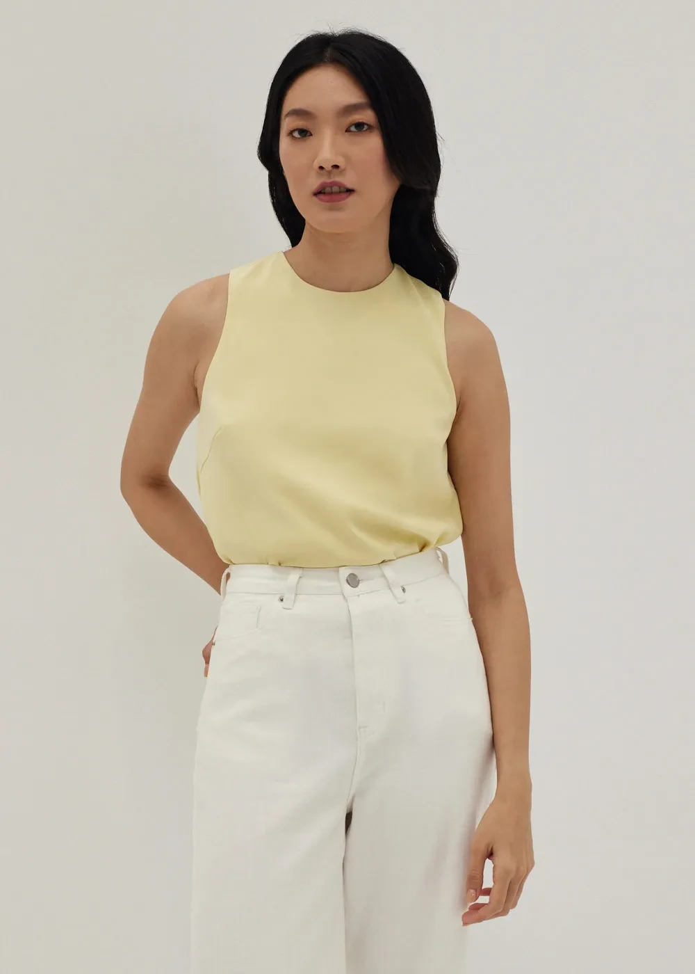 BERTIE CROSS BACK OVERLAY TOP