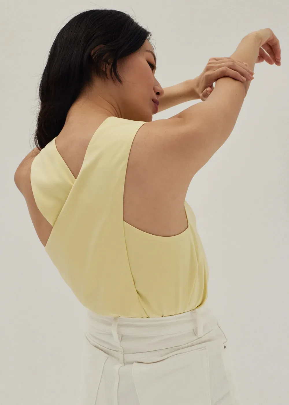 BERTIE CROSS BACK OVERLAY TOP