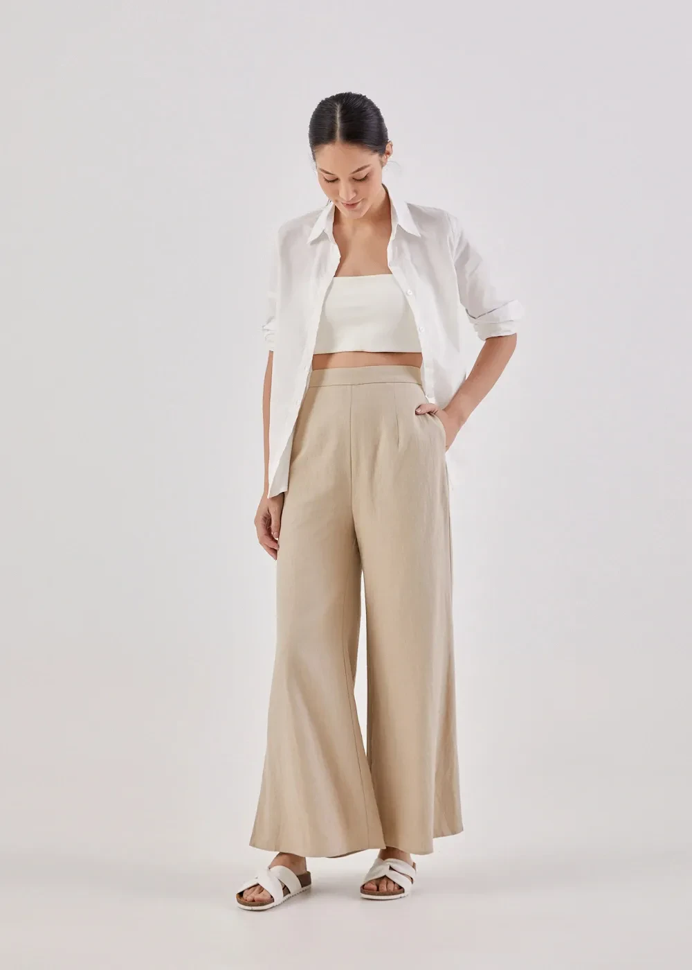 ELKA REGULAR PALAZZO PANTS