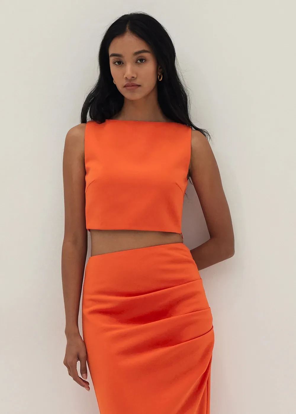 NELIZZA BOAT NECK CROP TOP