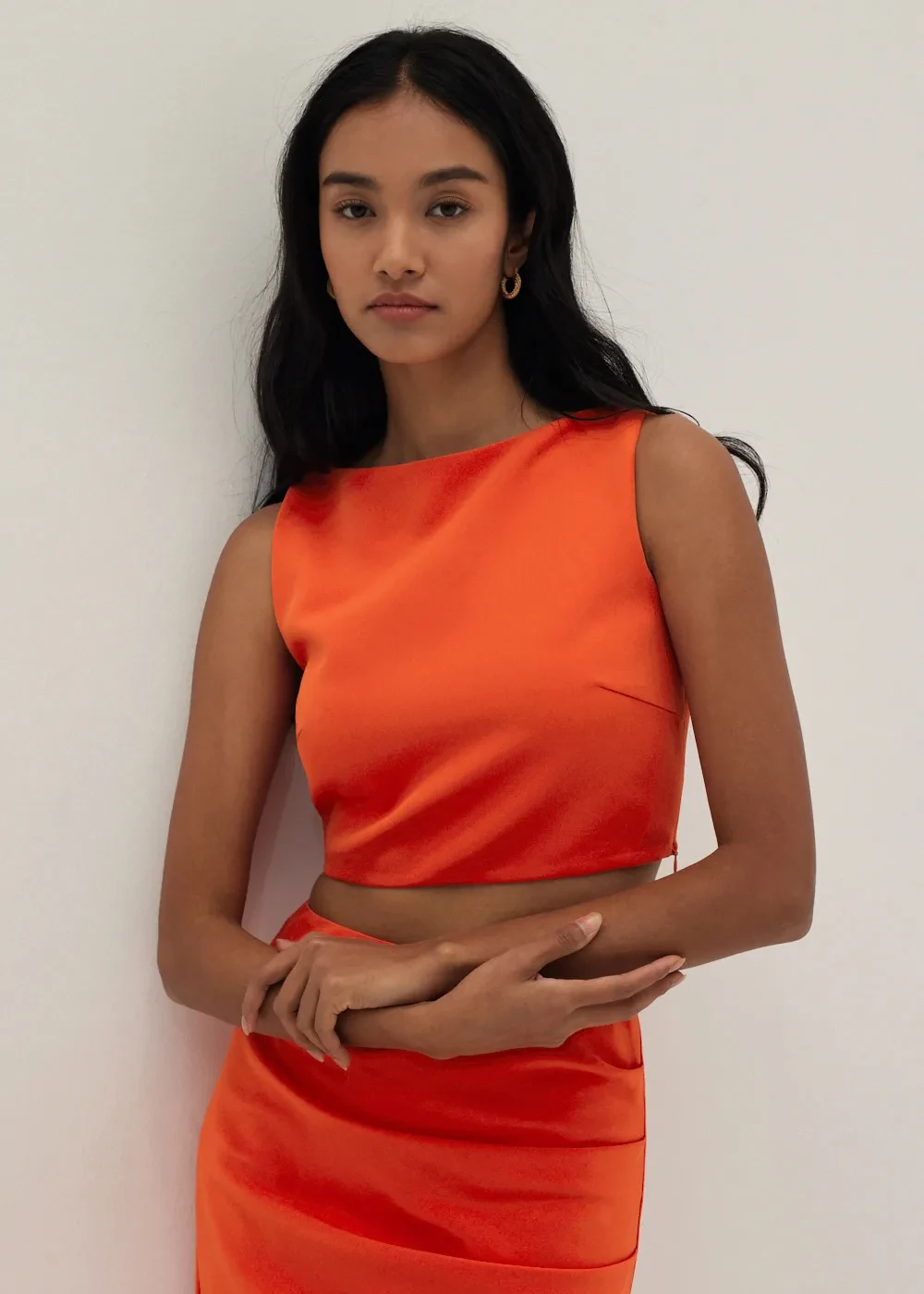 NELIZZA BOAT NECK CROP TOP