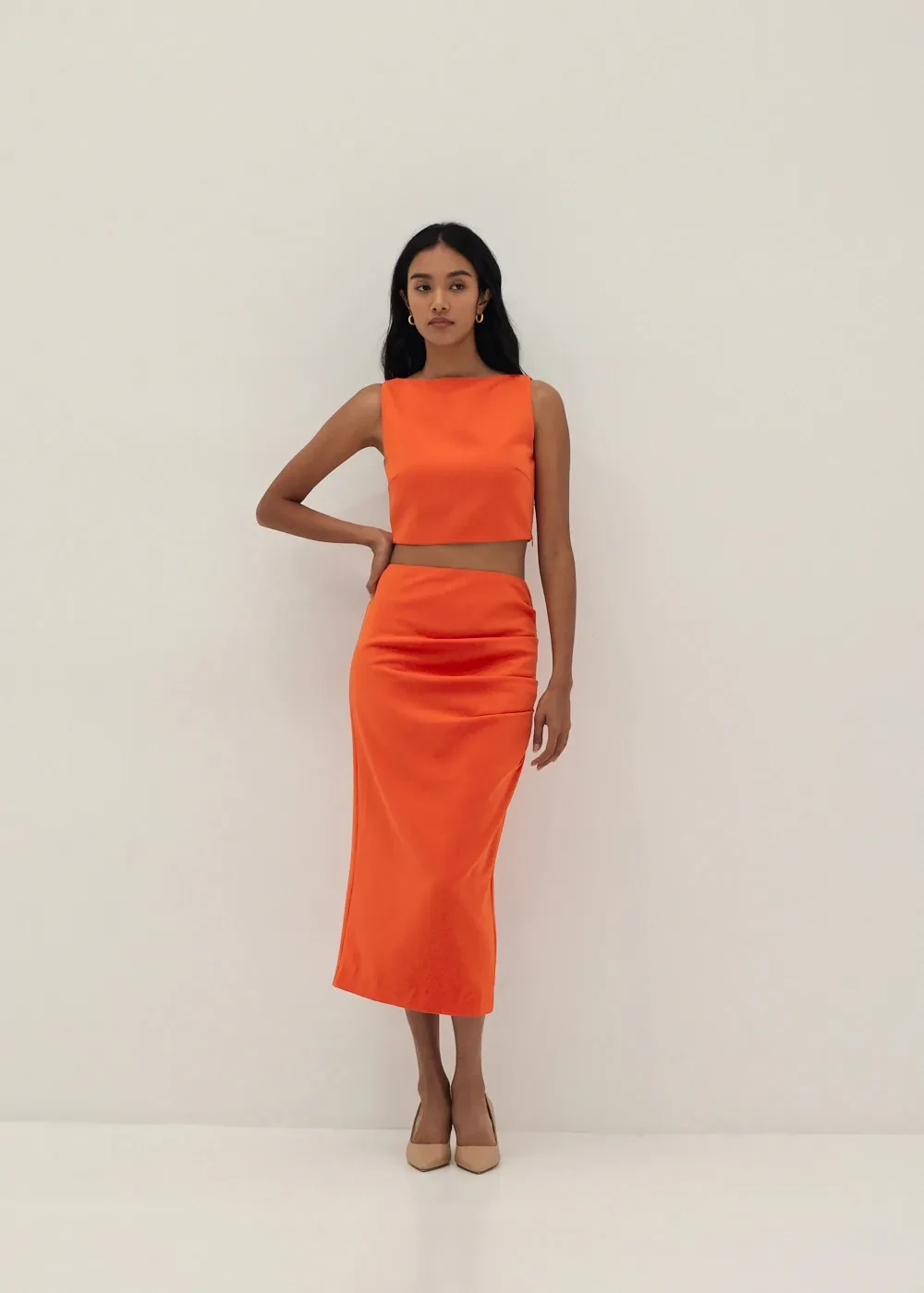 NELIZZA BOAT NECK CROP TOP