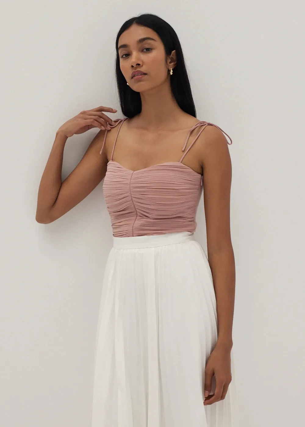 KYLA PADDED PLEAT CAMISOLE
