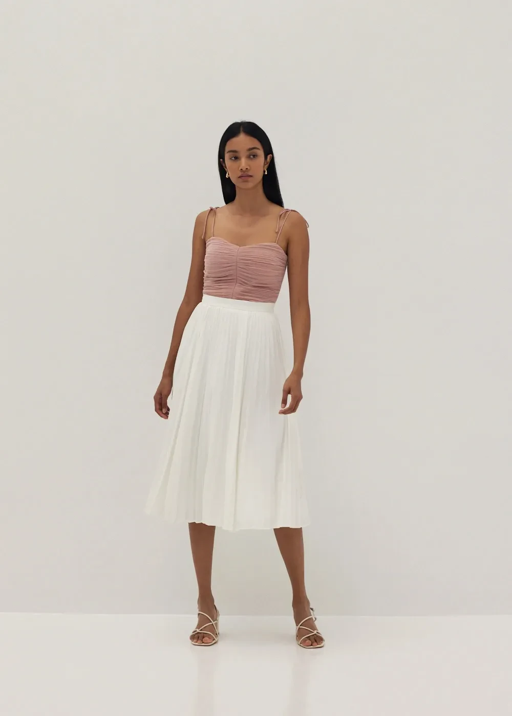 KYLA PADDED PLEAT CAMISOLE
