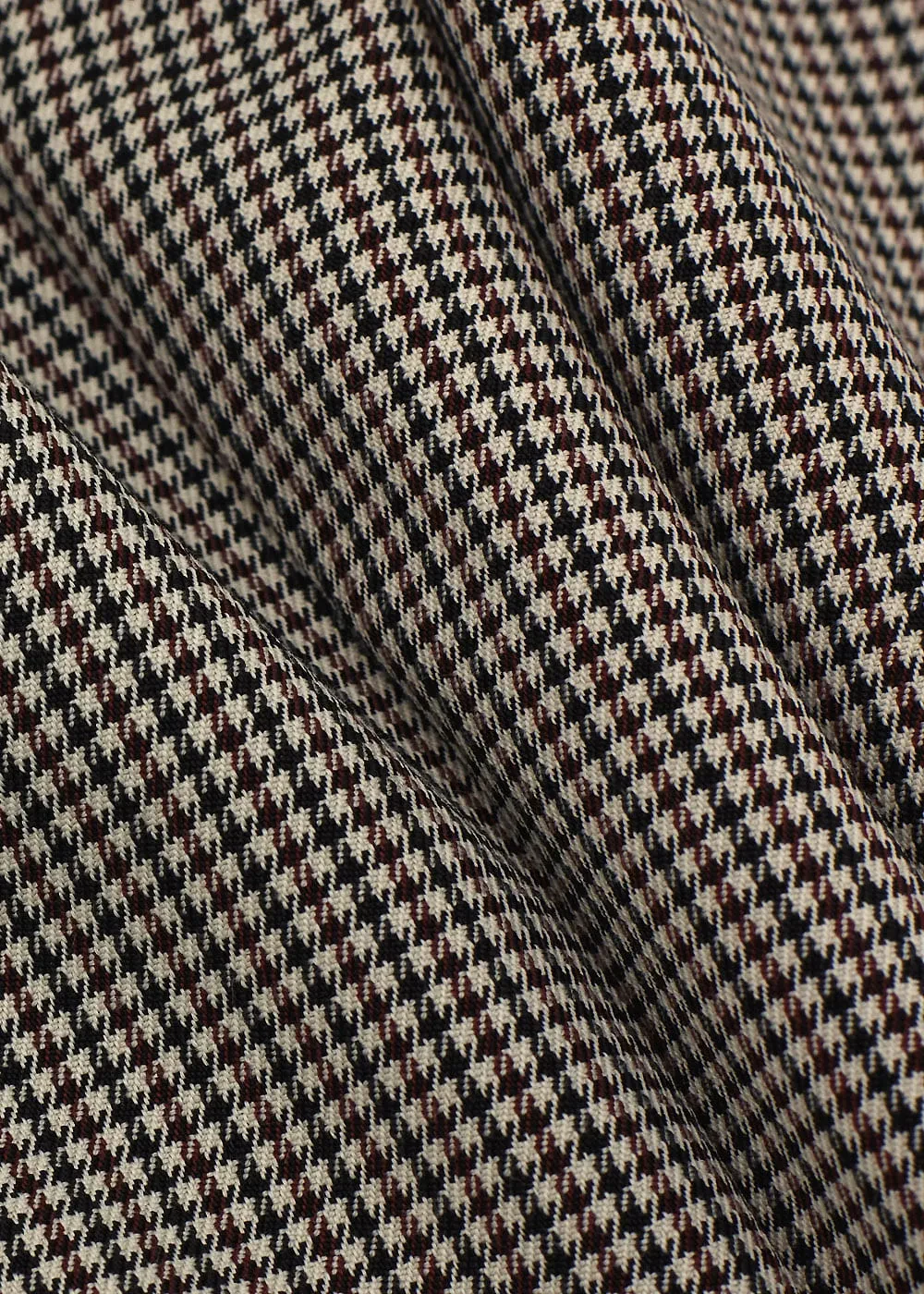 KIERA MINI HOUNDSTOOTH PEG LEG PANTS