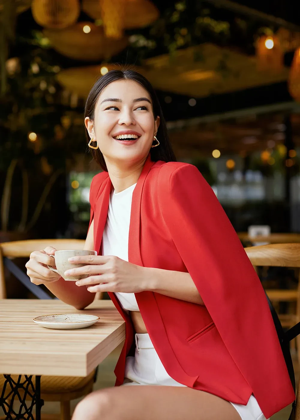 WYETTA CAPE BLAZER