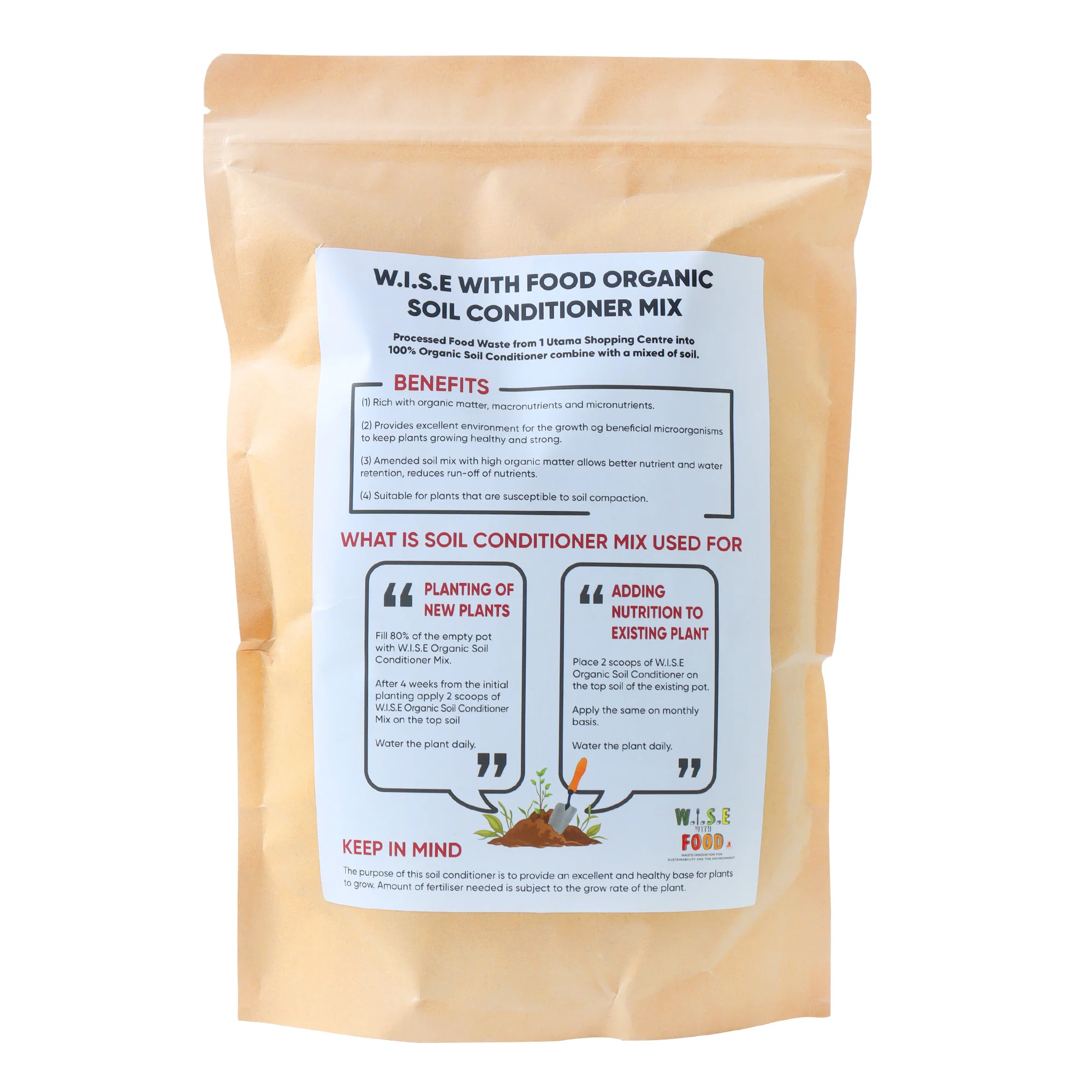 1.0KG WWF ORGANIC SOIL MIX