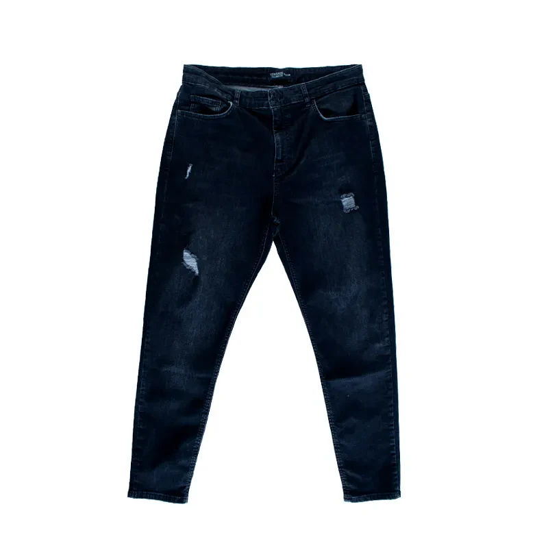BASIC  JOGGER DENIM TROUSERS