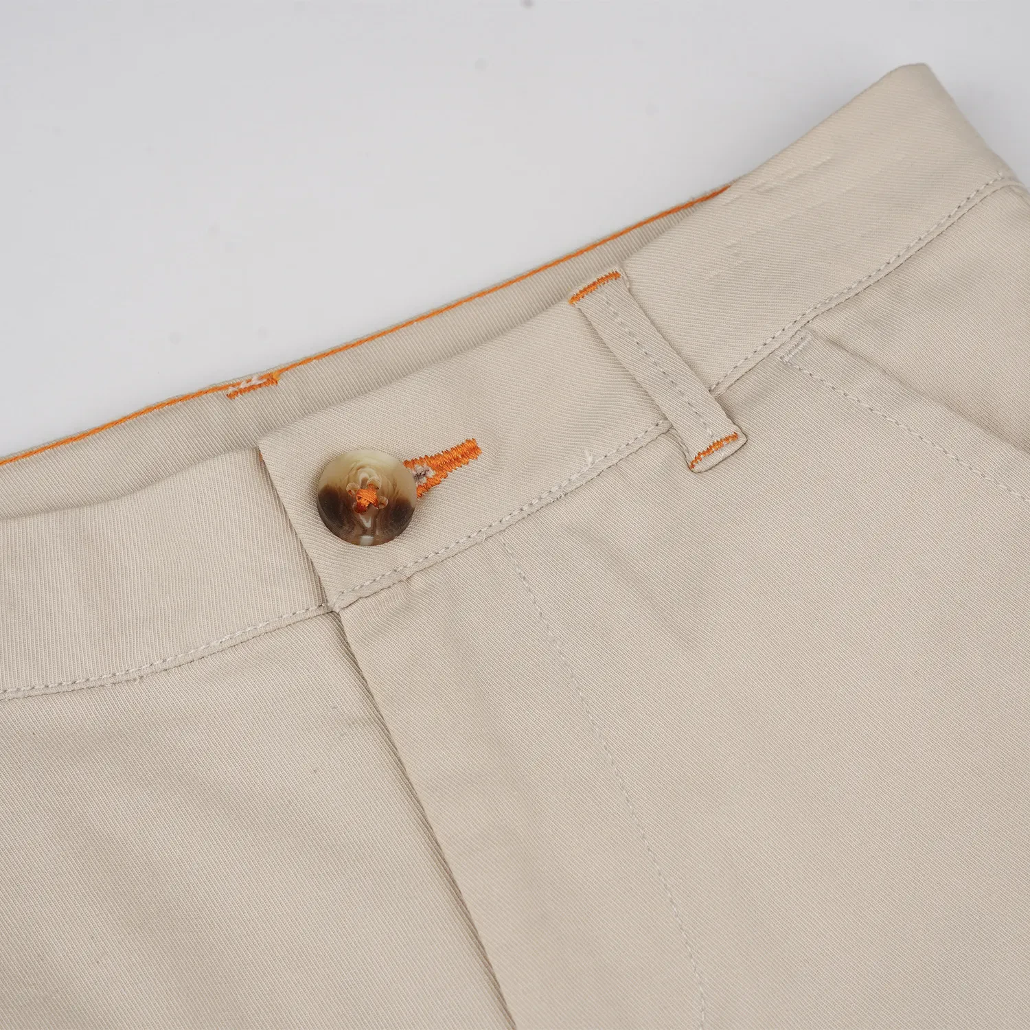 PONEY BOYS KHAKI TWILL BRUSH LONG PANTS