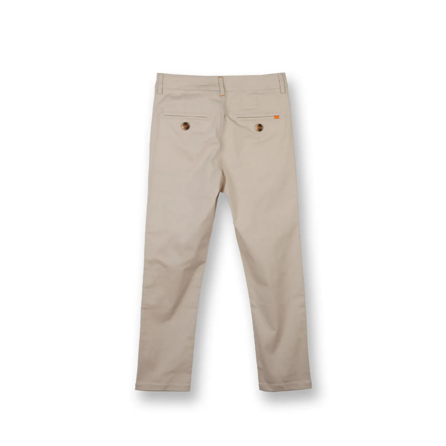 PONEY BOYS KHAKI TWILL BRUSH LONG PANTS