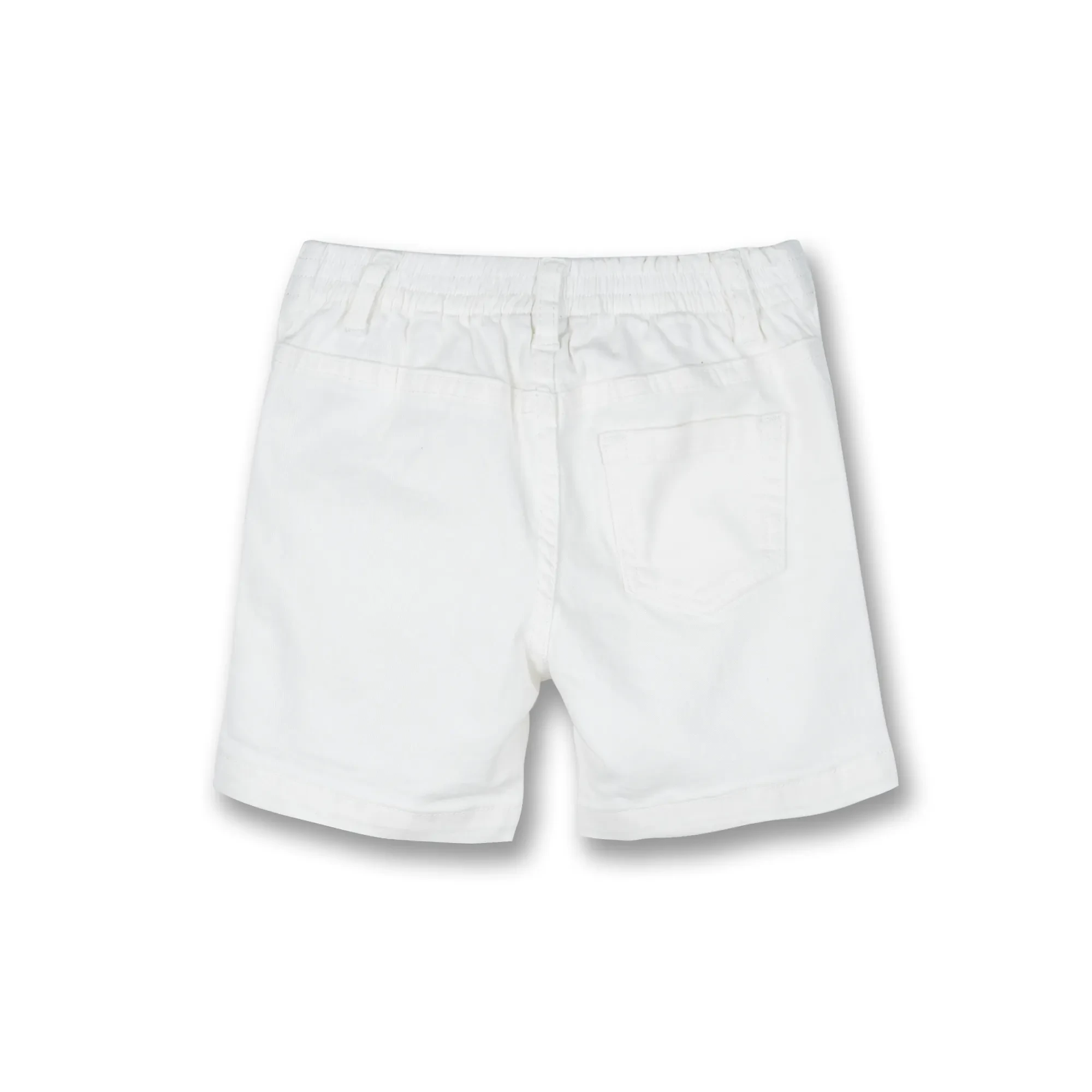 BABY BOYS WHITE BERMUDA