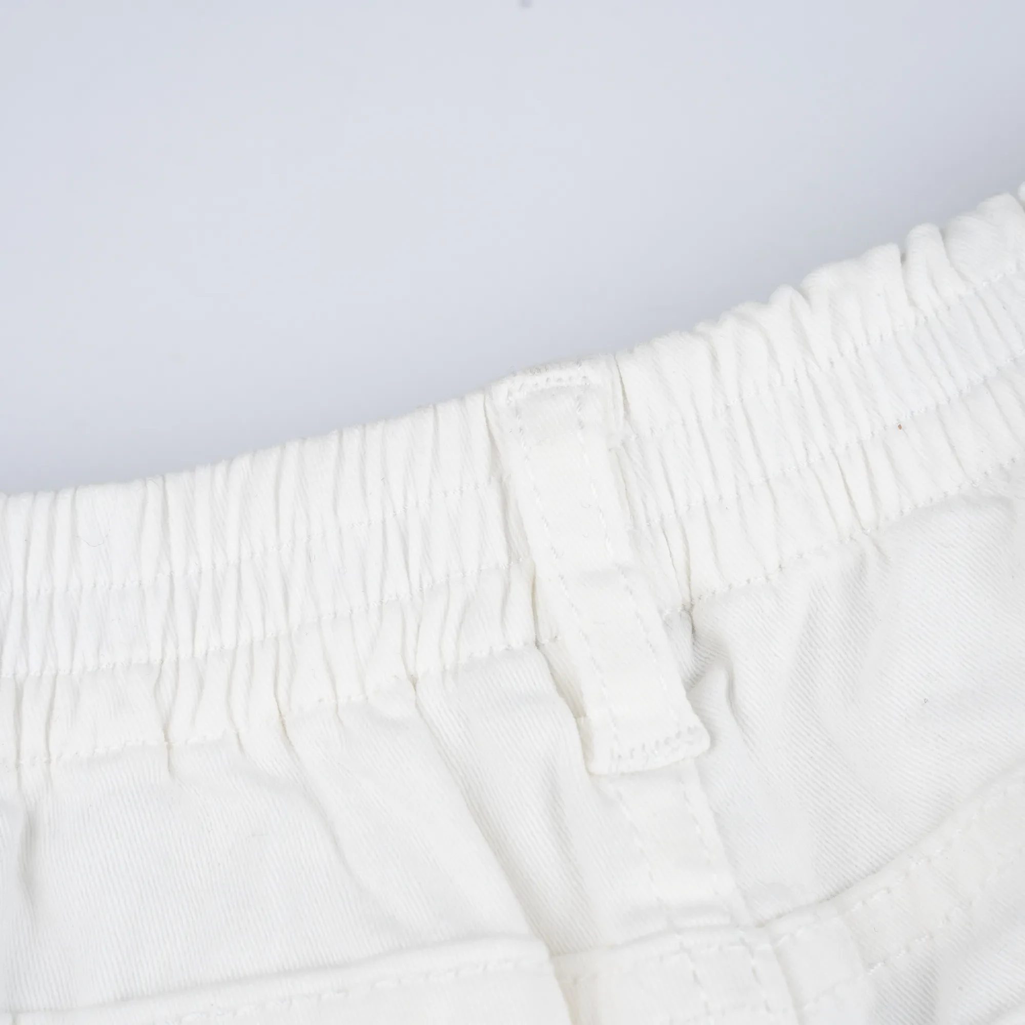 BABY BOYS WHITE BERMUDA
