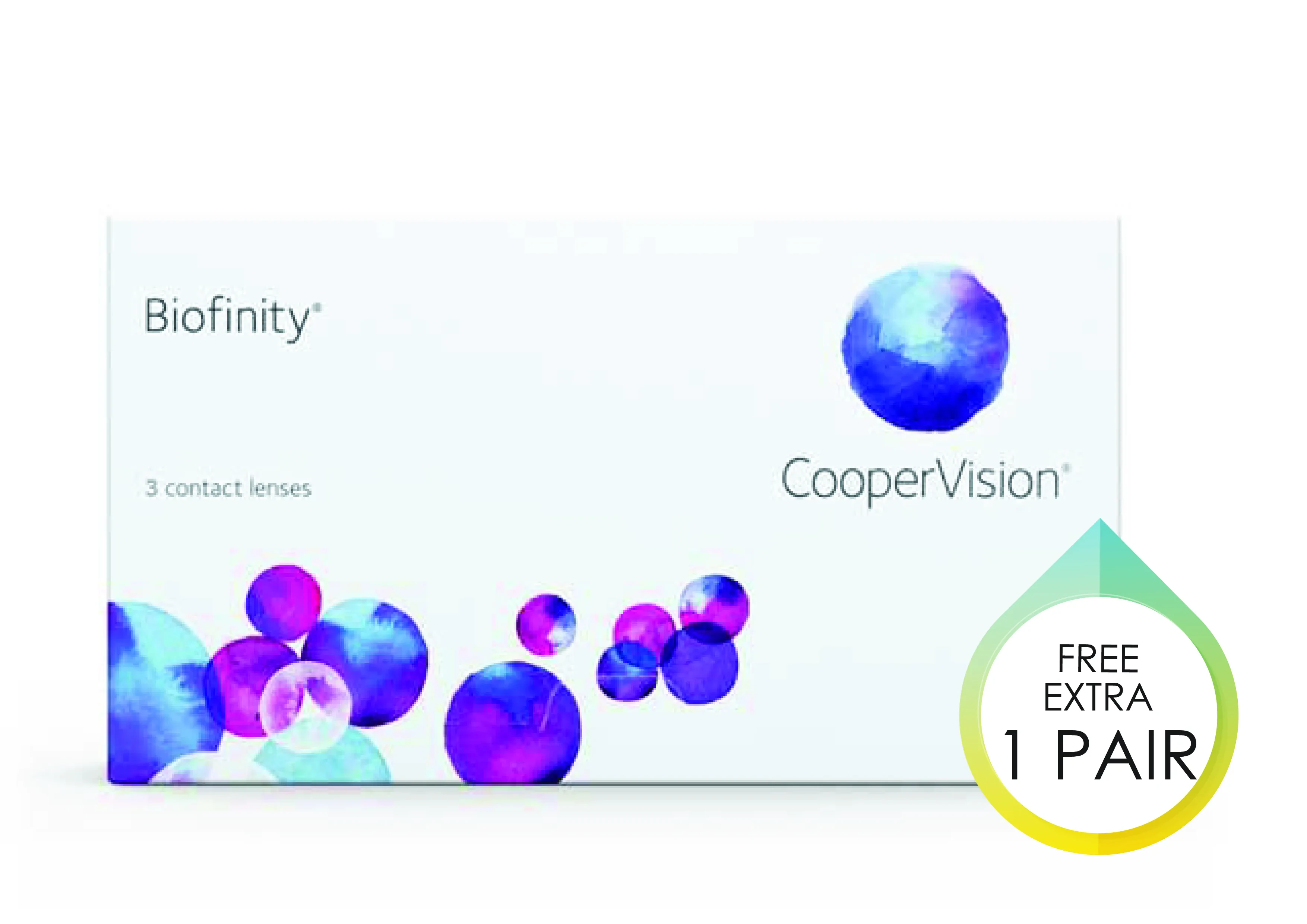 [2-BOX BUNDLE DEAL] BIOFINITY MONTHLY SILICONE HYDROGEL 3'S