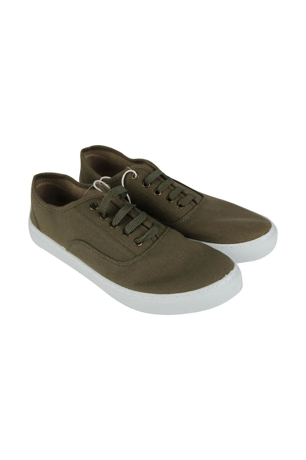 KHAKI CANVAS SHOES