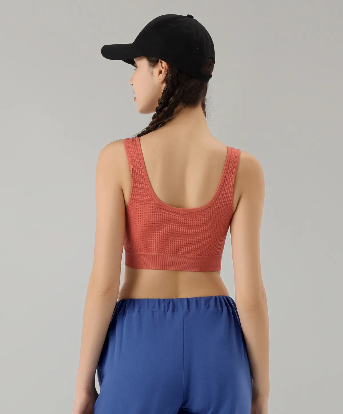 DIGITAL DAYDREAM SEAMLESS SQUARE-NECK SPORTS BRA