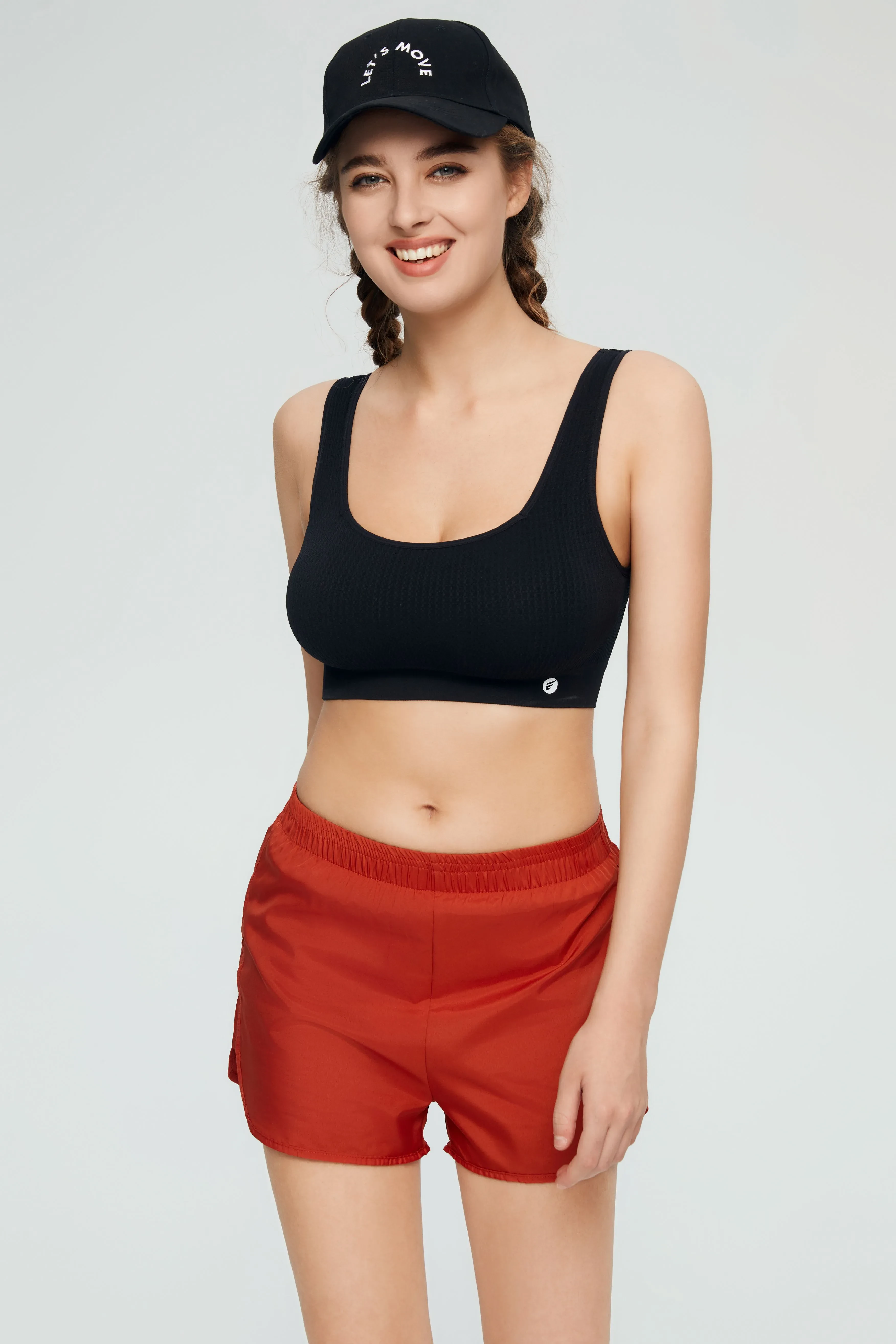 DIGITAL DAYDREAM SEAMLESS SQUARE-NECK SPORTS BRA