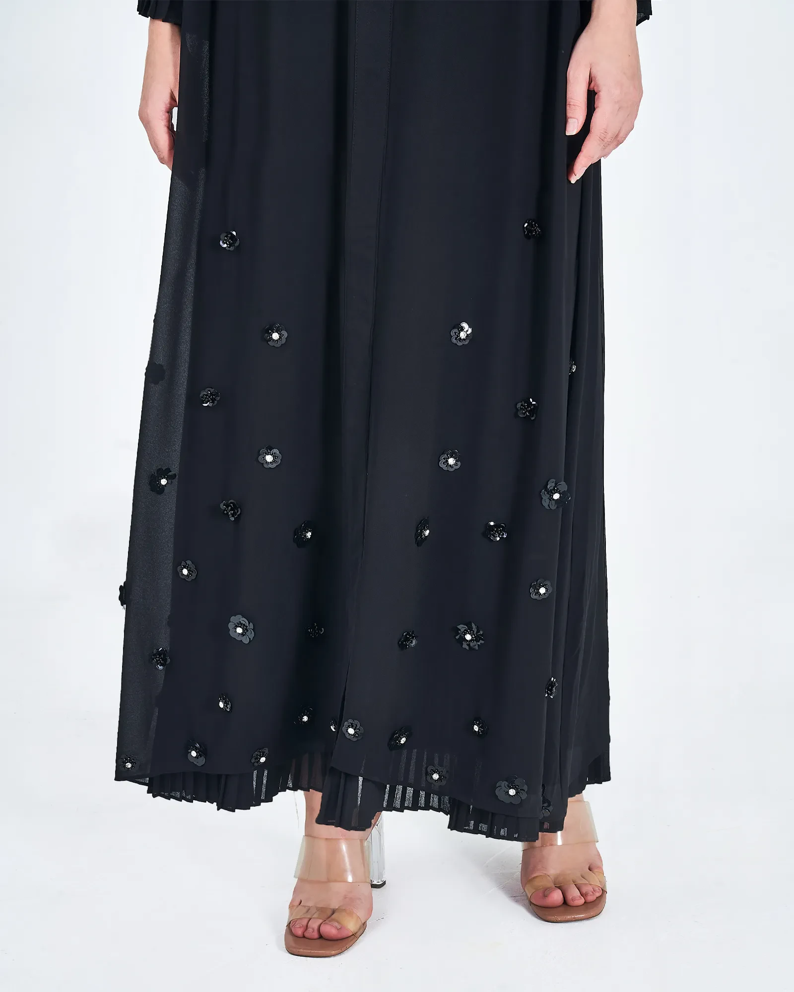 SALMA ABAYA IN BLACK
