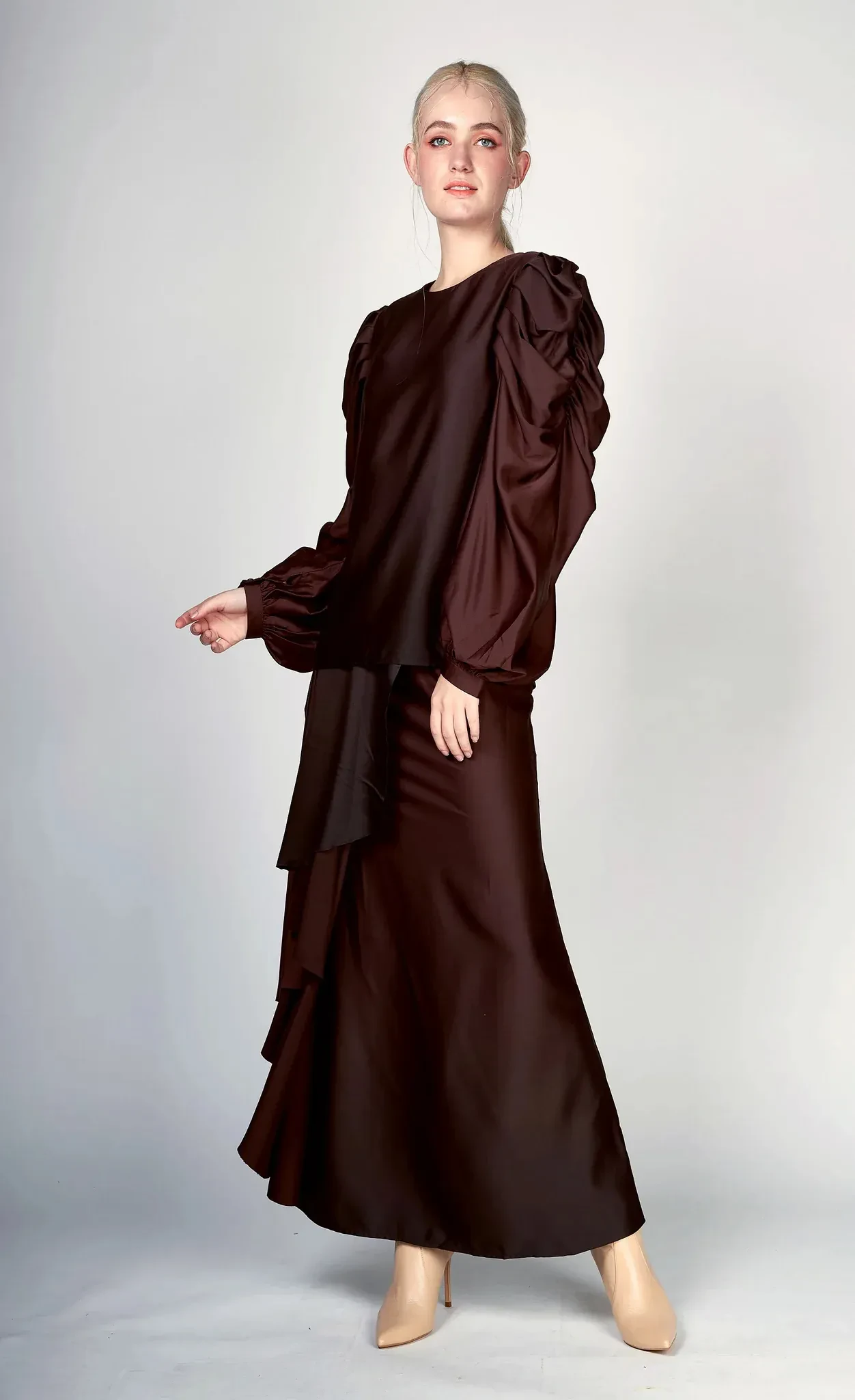 FATIMA KURUNG DARK BROWN