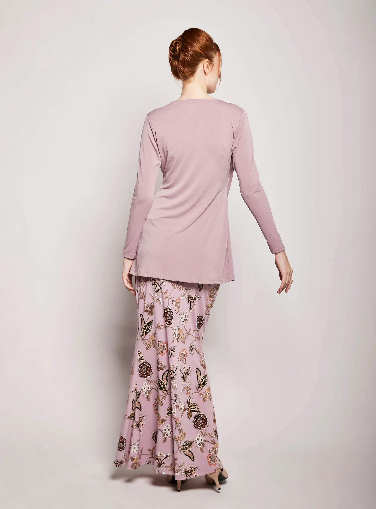 WARDAH KURUNG DUSTY PINK
