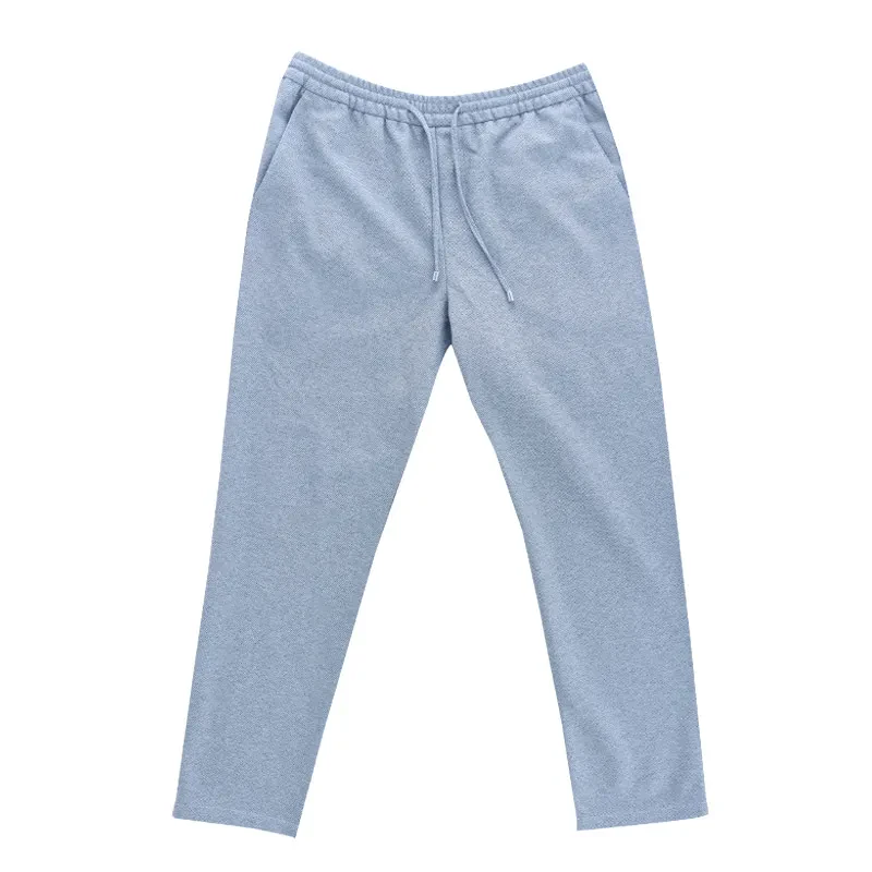 GREY WOVEN TROUSERS