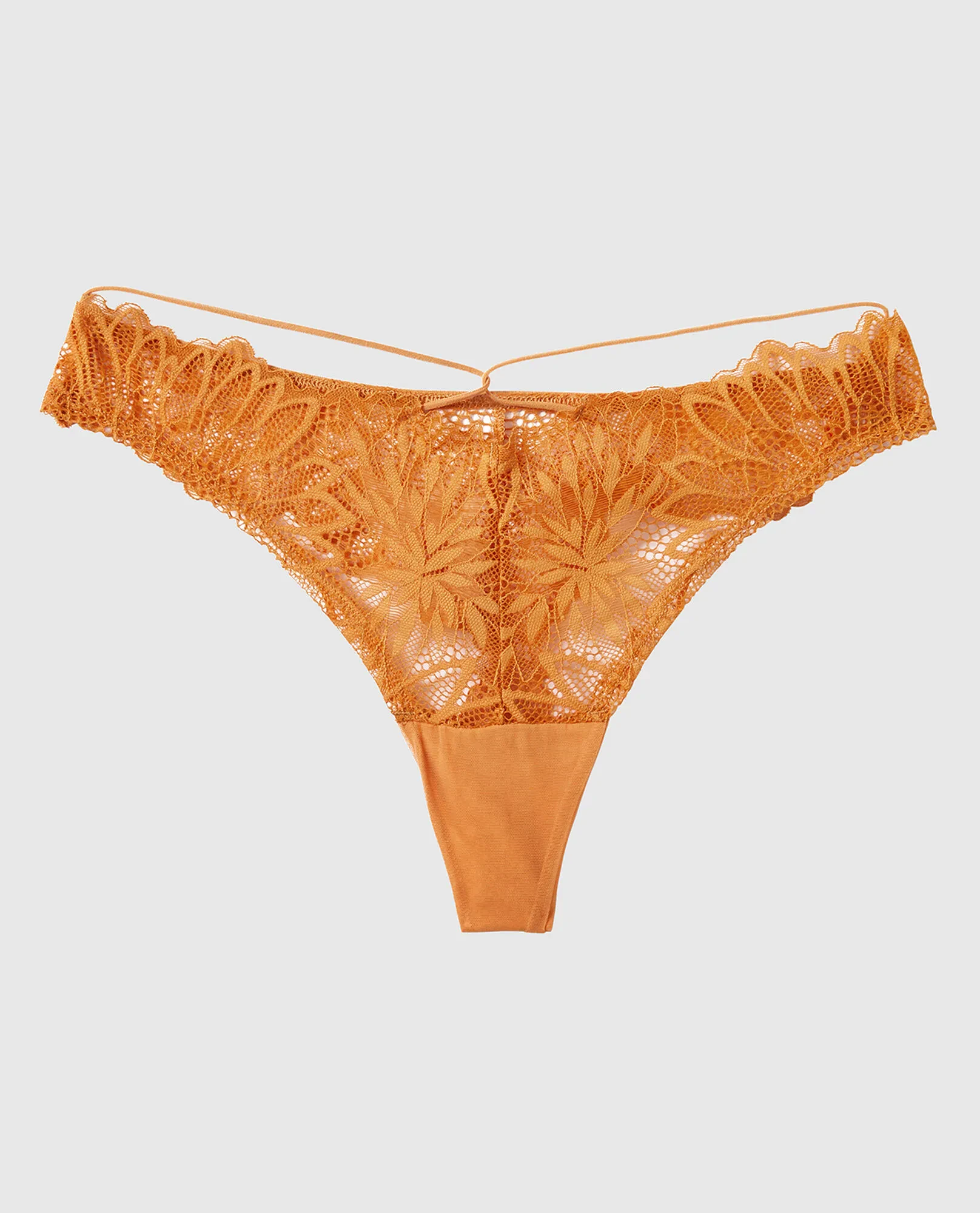 DIVA HIGH LEG THONG PANTY - GOLDEN HOUR